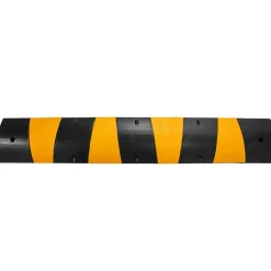 VEVOR 2pcs 6 Feet Rubber Speed Bump Driveway Modular Heavy Duty Speed Bumps 72.4 x 12 x 2.4 Inch Cable Protector Ramp for Garage Gravel Roads Asphalt Concrete