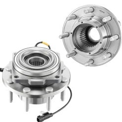 VEVOR 2PCS Front Wheel Bearing & Hub Assembly Fit for 2016 Ford F-250 Super Duty Base King Ranch Lariat Platinum XL Crew Cab Pickup 4-Door OEM 515130, Wheel Bearing Hub Assembly Set with ABS Sensor