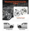 VEVOR 2PCS Front Wheel Bearing & Hub Assembly Fit for 2020 Cadillac Escalade Base Platinum Premium Luxury Sport Utility Chevy Suburban LS LT OEM 515160, Wheel Bearing Hub Assembly Set with ABS Sensor