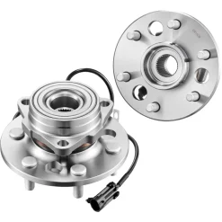 VEVOR 2PCS Front Wheel Bearing & Hub Assembly Fit for 1999-2000 Cadillac Escalade 1995-1999 Chevrolet Tahoe GMC Yukon K1500 Suburban OEM 515024, 6 Lugs with ABS Sensor, Wheel Bearing Hub Assembly Set