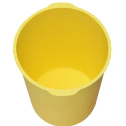 VEVOR 2 Pcs 5 Gallon Bucket Liner for Concrete Mix, Reusable Silicone Mortar Bucket Liner for Thinset Paint Concrete Epoxy Mixing, Heavy-duty Grout Mixer Insert with Measurements, Blue & Yellow