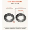 VEVOR 2PCS Grinding Sheets for Electric Grain Mill Grinder, Cast Iron Dry Grinding Discs, Replacement Grinding Plates Compatible with VEVOR GM-001, GM-002, GM-003 Corn Spice Mill Grinder