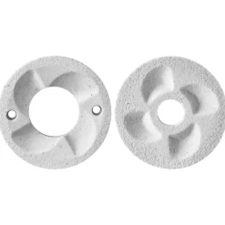 VEVOR 2PCS Grinding Sheets for Electric Grain Mill Grinder, Marble Dry & Wet Grinding Discs, Replacement Grinding Plates Compatible with VEVOR GM-002 Corn Spice Mill Grinder