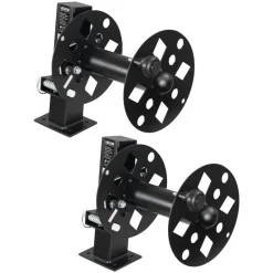 VEVOR 2PCS Heavy Duty Welding Cable Reels, Welding Cable Lead Reels for 150FT 1/0 & 125FT 2/0 Cable, Powder-Coated Steel Reel with Locking Pin for Service Trucks, Fleet Maintenance, Jobsites