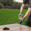 VEVOR 500PCS Hidden Deck Fasteners for Composite Decking Board, Universal Composite T Clips & Plastic Hidden Fasteners with Metal Screws,Polypropylene PP Clips Works with 0.26 inch Gaps, Black