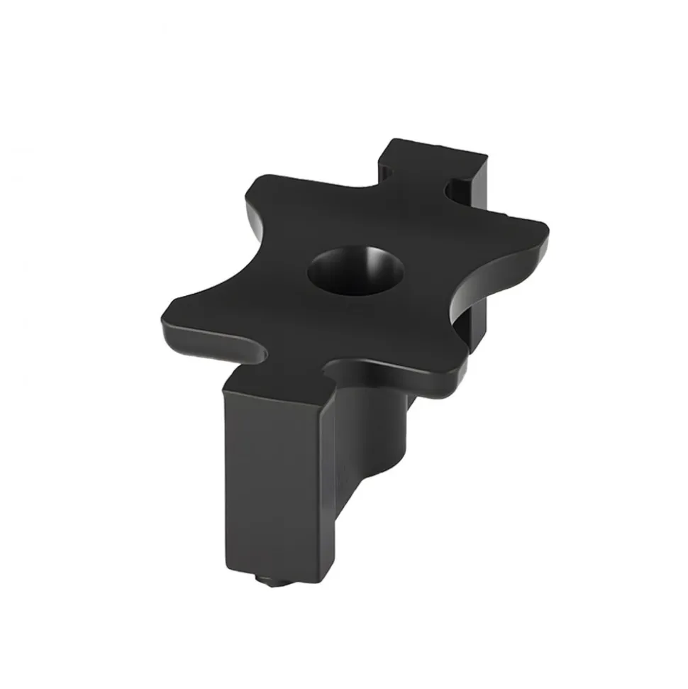 VEVOR 500PCS Hidden Deck Fasteners for Composite Decking Board, Universal Composite T Clips & Plastic Hidden Fasteners with Metal Screws,Polypropylene PP Clips Works with 0.26 inch Gaps, Black