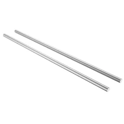 VEVOR 2PCS Linear Motion Rod, 25 mm x 1000 mm (0.98 x 39.4 in), SFC25 Carbon Steel Linear Rod Shaft, Anti Rust and High Precision, High Hardness Shaft, for Cutting Grinding Milling Drilling Machine