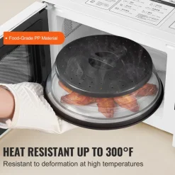 VEVOR 2PCS Microwave Splatter Covers, 10.4