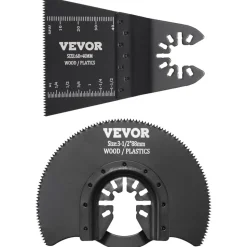VEVOR 30PCS Multi Tool Blades Kits, Universal Quick Release Oscillating Saw Blades, 8 Types Wood Metal Plastic Oscillating Tool Blades, Fit Dewalt Bosch Milwaukee Hitachi Chicago Craftsman