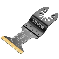 VEVOR 110PCS Oscillating Saw Blades, Universal Quick Release Multi Tool Blades Kits, 4 Types Oscillating Multitool Blades for Wood Plastic Metal, Compatible with Dewalt Ryobi Milwaukee Bosch Craftsman