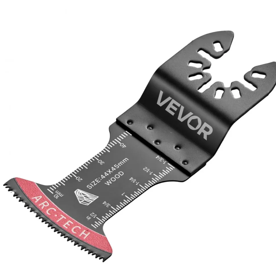VEVOR 110PCS Oscillating Saw Blades, Universal Quick Release Multi Tool Blades Kits, 4 Types Oscillating Multitool Blades for Wood Plastic Metal, Compatible with Dewalt Ryobi Milwaukee Bosch Craftsman