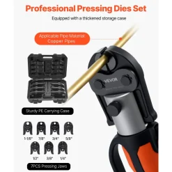 VEVOR 7PCS Pressing Jaws 1/4