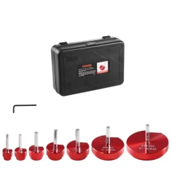 VEVOR 7Pcs PVC Pipe Reamer Kit, Plastic Pipe Fitting Socket Saver Kit, Includes 3/4