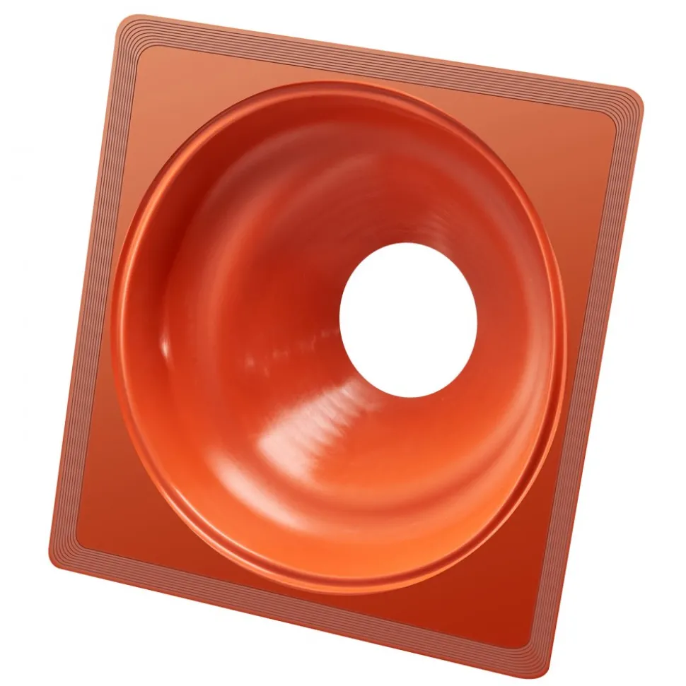 VEVOR 2Pcs Roof Pipe Flashing Boots, Fit Pipe OD 6-3/4" to 14", Flexible Silicone Roofing Jack Pipe Flashing, High Temp -101℉ to 437℉, Square Metal Base, for Chimney, Wood Stove & Outdoor Vent Pipes