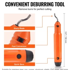 VEVOR 3PCS Tubing Cutter Set - Heavy Duty Pipe Cutter 3/16