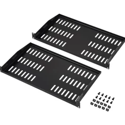 VEVOR 2PCS 1U Server Rack Shelf, 10