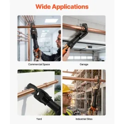 VEVOR 5PCS VUS Pressing Kit, 4PCS Press Rings (1/2