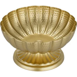 VEVOR 10 PCS Wedding Flower Vase, 4.7 in Mini Flower Table Centerpieces, Small Floral Bowl Decorative Easy Installation, Versatile Arrangement Stand for Party Events Home Decor Reception, Gold