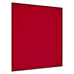 VEVOR 2PCS Welding Curtains, 6 x 8FT Welding Screen Curtain, Flame-Resistant Vinyl Safety Protective Screen with 6-Level UV Protection & Hanging Holes, Portable for Workshop/Industrial Use, Red