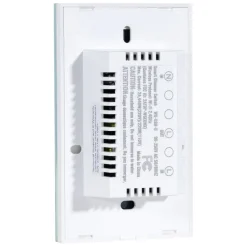 VEVOR 2PCS WiFi Smart Light Dimmer Switch, 100-250V AC Wi-Fi 2.4GHz, 15% to 85% Stepless Dimming LED Dimmable Smart Switch with Touch Panel, App Remote Control Voice Compatible with Alexa Google Home