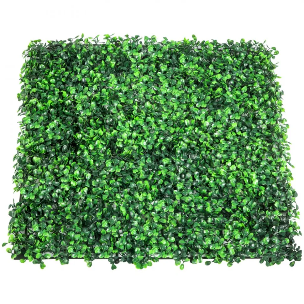 VEVOR 12PCS 20x20inch Artificial Boxwood Panels,Boxwood Hedge Wall Panels,Artificial Grass Backdrop Wall 1.6",Privacy Hedge Screen UV Protected for Outdoor Indoor Garden Fence Backyard