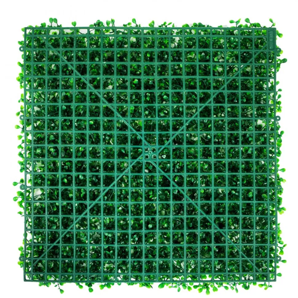 VEVOR 12PCS 10x10 inch Artificial Boxwood Panels, Boxwood Hedge Wall Mat,Artificial Grass Backdrop Wall, Privacy Hedge Screen UV Protected for Outdoor Indoor Garden Fence Backyard