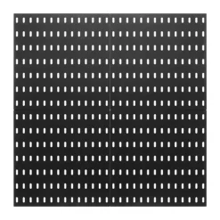 VEVOR Pegboard Combination Kit, 11" x 11" Plastic Pegboard, 4 Panels, Peg Board Wall Organizer Kit with Accessories, for Garage Tool Storage Kitchen Living Room Craft Room Office Bathroom Home, Black