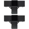 VEVOR Pergola Bracket Kit 4''x4''(Inner Size 3.6x3.6), 2pcs 4-Way Heavy Duty Corner Bracket Woodworks DIY Post Base Kit, Easy Installation Wooden Beams for Gazebos, Patio Pergolas, Log Cabin Outdoor