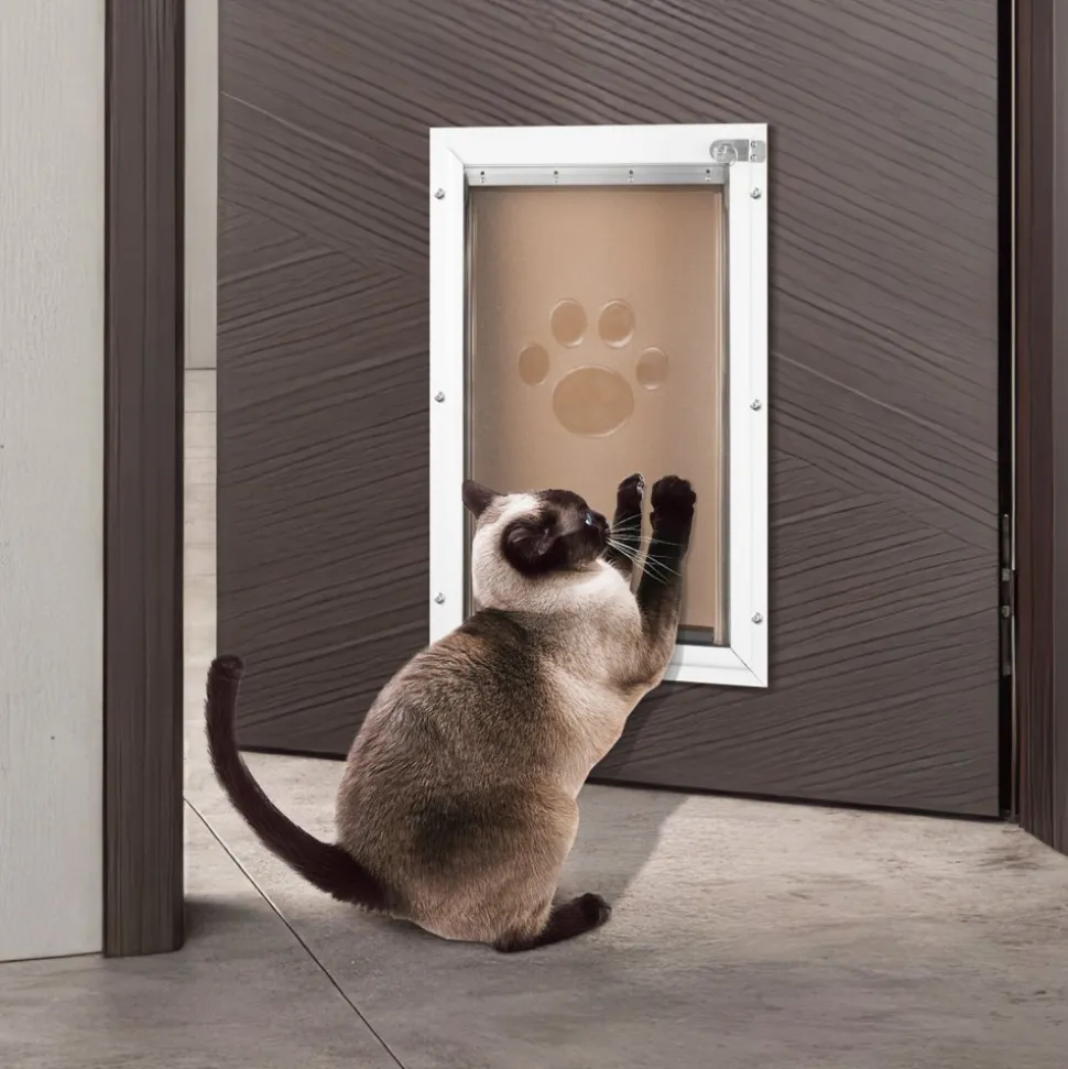 VEVOR Pet Door Replacement Flap, Compatible with VEVOR Flap Pet Doors, Measures 8.25" x 12.25" Longer Lasting, Weather-proof, Thickened PVC Dog Door Replacement Flap with Long Magnetic Strip (Medium)