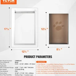 VEVOR Pet Door, 12.28