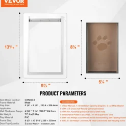 VEVOR Pet Door, 9.29