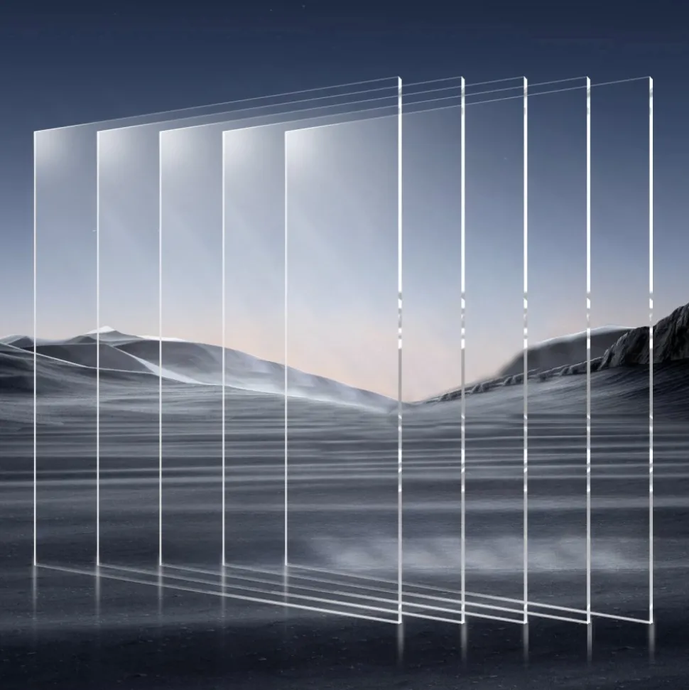 VEVOR PET/Plexiglass Sheets, 5-Pack Plastic Sheet, 24 x 36 Inch 0.04 Inch Thick Transparent Clear Flexible Plastic Panels for Craft, Replacement Picture Frame Glass, DIY Display Project, Easy to Cut