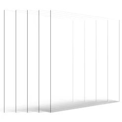 VEVOR PET/Plexiglass Sheets, 5-Pack Plastic Sheet, 24 x 36 Inch 0.04 Inch Thick Transparent Clear Flexible Plastic Panels for Craft, Replacement Picture Frame Glass, DIY Display Project, Easy to Cut