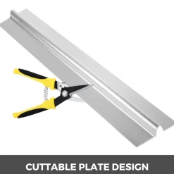 VEVOR PEX Heat Transfer Plates, 300 pcs Box Radiant Heat Transfer Plates, 4 ft Aluminum PEX Heat Transfer Plates, 1/2 inch Heat Transfer Plates Designed for PEX Tubing