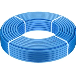 VEVOR PEX Pipe 1/2 Inch, 300 Feet Length PEX-B Flexible Pipe Tubing for Potable Water, Pex Water Lines for Hot/Cold Water & Easily Restore, Plumbing Applications with Free Cutter & Clamps ,Blue