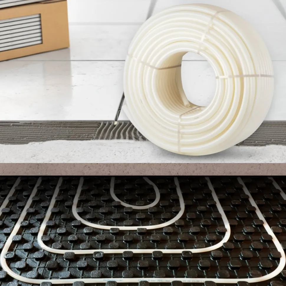 VEVOR PEX Pipe, 1 Inch x 500 FT PEX Tubing, Non Oxygen Barrier White PEX-B Pipe, Flexible PEX Water Line for RV Sewer Hose, Plumbing, Radiant Heating