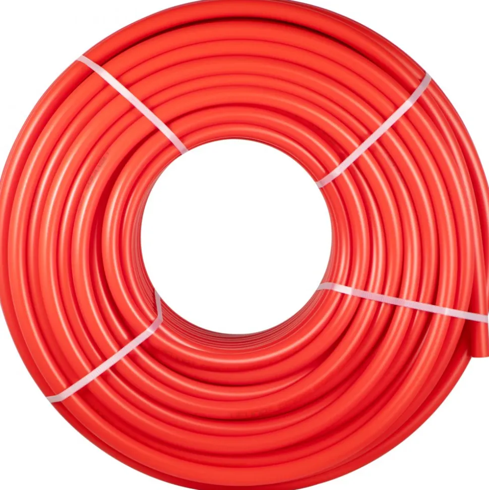 VEVOR PEX Pipe, 7/8 inch x 500 FT PEX Tubing, Non Oxygen Barrier Red PEX-B Pipe, Flexible PEX Water Line for RV Sewer Hose, Plumbing, Radiant Heating
