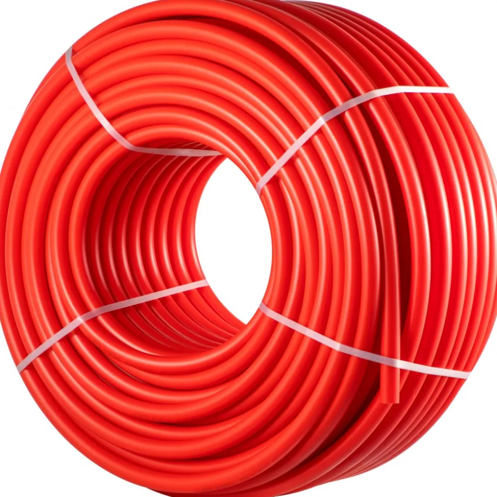 VEVOR PEX Pipe, 7/8 inch x 500 FT PEX Tubing, Non Oxygen Barrier Red PEX-B Pipe, Flexible PEX Water Line for RV Sewer Hose, Plumbing, Radiant Heating