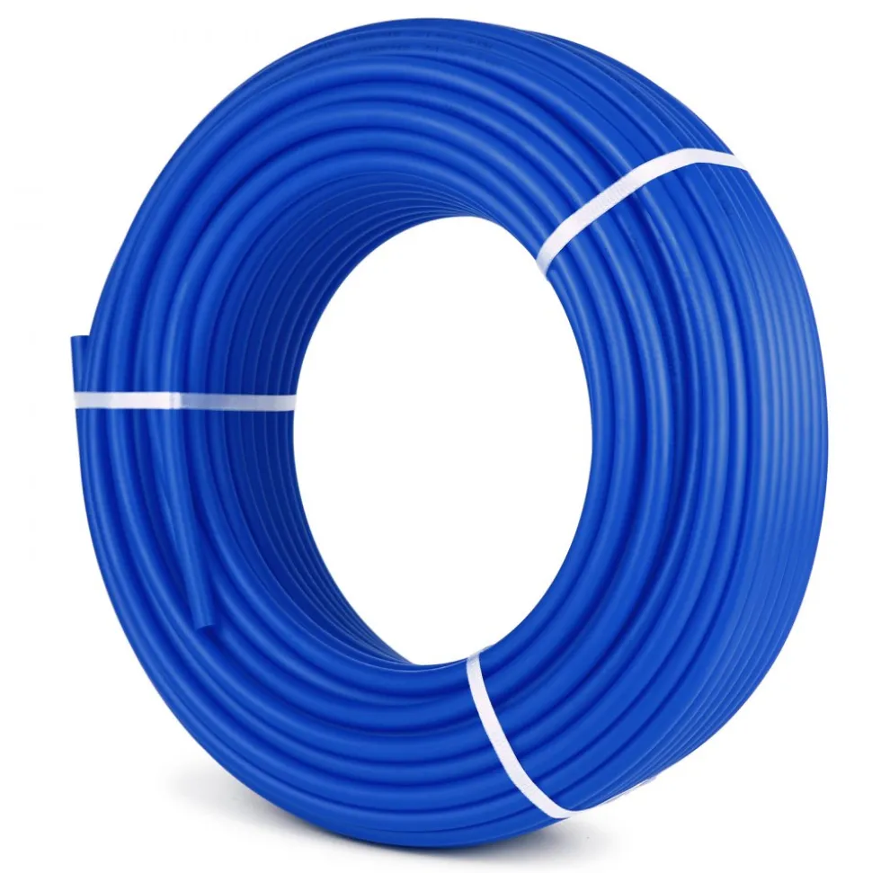 VEVOR 3/4" PEX Tubing 300Ft Non-Barrier PEX Pipe Blue Pex-b Tube Coil for Hot and Cold Water Plumbing Open Loop Radiant Floor Heating System PEX Tubing (3/4" Non-Barrier, 300Ft/Blue)