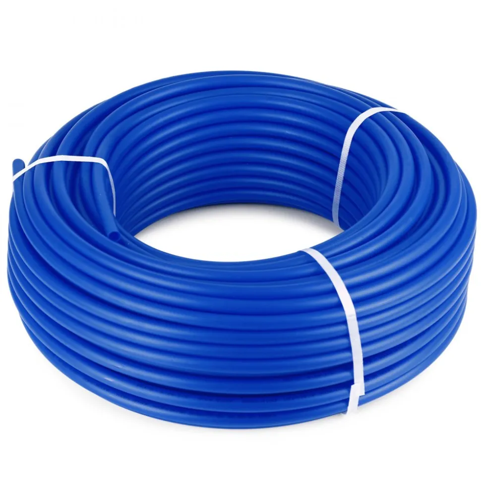 VEVOR 3/4" PEX Tubing 500Ft Non-Barrier PEX Pipe Blue Pex-b Tube Coil for Hot and Cold Water Plumbing Open Loop Radiant Floor Heating System PEX Tubing (3/4" Non-Barrier, 500Ft/Blue)