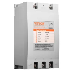 VEVOR 3 Phase Converter - 15HP 53A 220V Single Phase to 3 Phase Converter, 220V Input/Output, Digital Phase Shifter for Residential & Light Commercial Use (One Converter for One Motor Only)