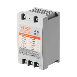 VEVOR 3 Phase Converter - 5HP 15A 220V Single Phase to 3 Phase Converter, Digital Phase Shifter for Residential and Light Commercial Use, 220V Input/Output (One Converter for One Motor Only)