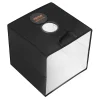VEVOR Photo Studio Light Box, 12" x 12", 3000-5600K Adjustable 3 Color Temperatures Professional Shooting Tent Kit with 120 LED 6 Double-Sided Color Backdrops, High CRI ≥ 95 for Small Size Products