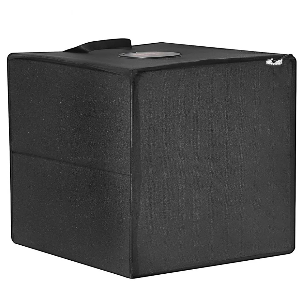 VEVOR Photo Studio Light Box, 12" x 12", 3000-5600K Adjustable 3 Color Temperatures Professional Shooting Tent Kit with 120 LED 6 Double-Sided Color Backdrops, High CRI ≥ 95 for Small Size Products