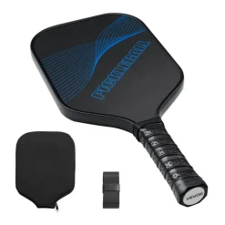 VEVOR Pickleball Paddle, T700 Carbon Fiber Surface & Honeycomb Core, Professional Pickleball Paddle with Increased Power & Control & Spin, Pro Pickle Ball Racket for Adults, Men & Women, Blue