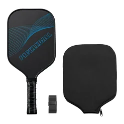 VEVOR Pickleball Paddle, T700 Carbon Fiber Surface & Honeycomb Core, Professional Pickleball Paddle with Increased Power & Control & Spin, Pro Pickle Ball Racket for Adults, Men & Women, Blue
