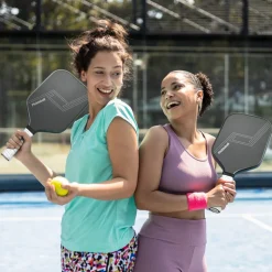 VEVOR Pickleball Paddle, T700 Carbon Fiber Surface & Honeycomb Core, Professional Pickleball Paddle with Increased Power & Control & Spin, Pro Pickle Ball Racket for Adults, Men & Women, Black