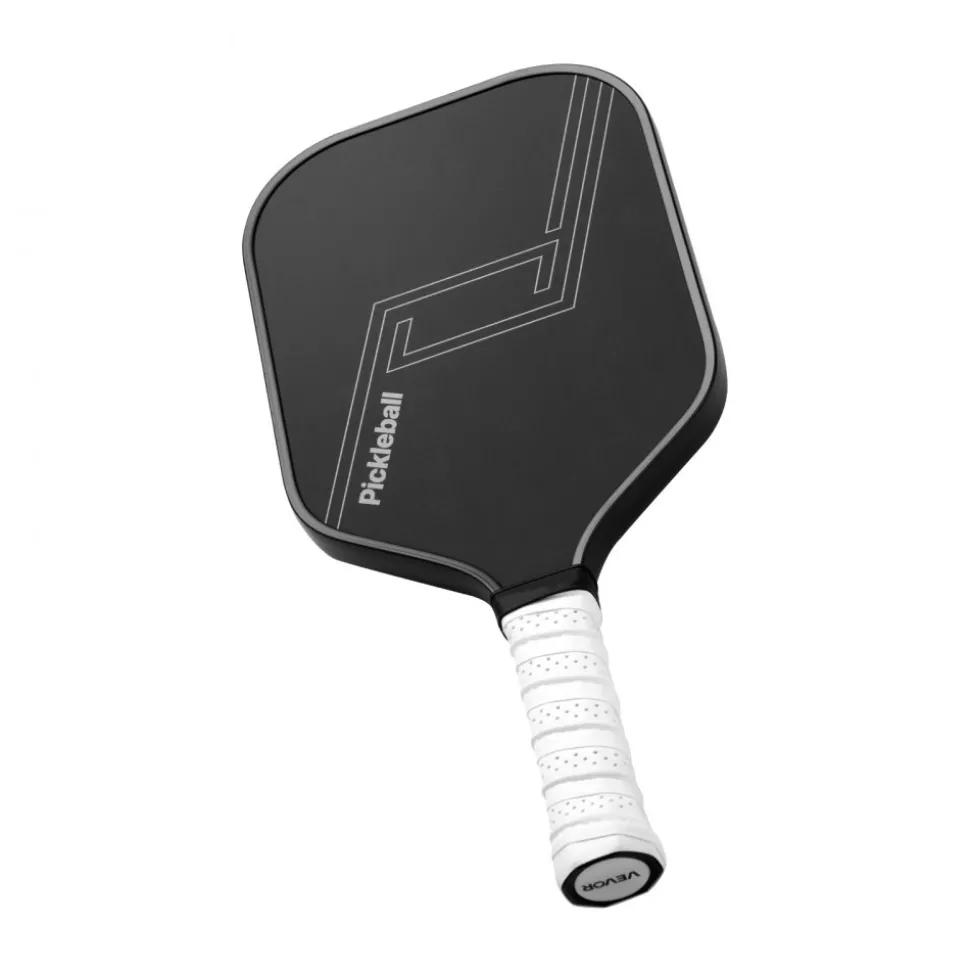 VEVOR Pickleball Paddle, T700 Carbon Fiber Surface & Honeycomb Core, Professional Pickleball Paddle with Increased Power & Control & Spin, Pro Pickle Ball Racket for Adults, Men & Women, Black