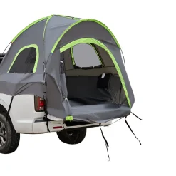 VEVOR Pickup Truck Tent, Fit 6.4-6.7 ft Truck Tents for Camping, Waterproof PU2000 2-3 Person Sleeping Truck Bed Tent with Double Layer Design Windows, Sturdy Truck Bed Camper Shell with Storage Bag