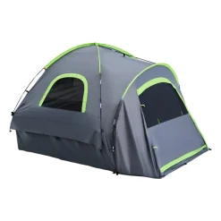 VEVOR Pickup Truck Tent, Fit 6.4-6.7 ft Truck Tents for Camping, Waterproof PU2000 2-3 Person Sleeping Truck Bed Tent with Double Layer Design Windows, Sturdy Truck Bed Camper Shell with Storage Bag